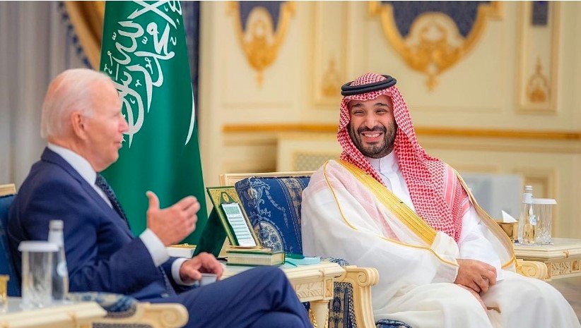 محمد بن سلمان والرئيس الأمريكي بايدن