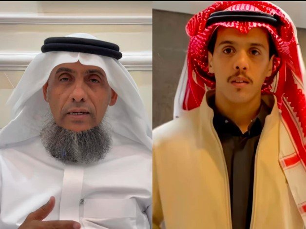 السعودي الشجاع تركي المارني ووالده