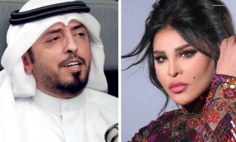 الفنانة أحلام والشاعر السعودي مبارك الحجيلان